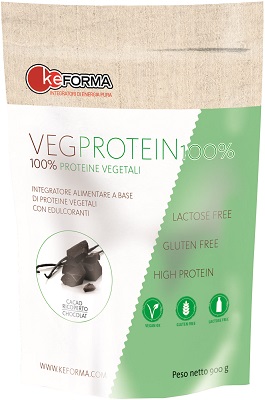 VEG PROTEIN 100% BLACK CHOCOLATE BUSTA 900 G - Gruppofarmastore.it