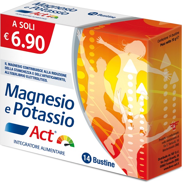 MAGNESIO E POTASSIO ACT 14 BUSTINE - Gruppofarmastore.it