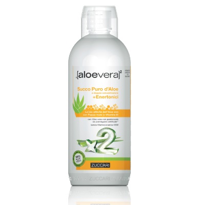 ALOEVERA2 SUCCO PURO D'ALOE DOPPIA CONCENTRAZIONE + ENERTONICI 1 LITRO - Gruppofarmastore.it
