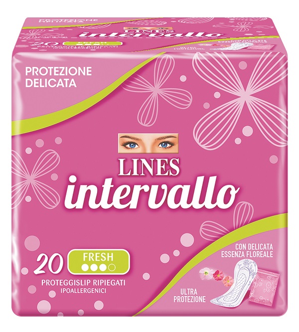 PROTEGGISLIP LINES INTERVALLO FRESH RIPIEGATO 20 PEZZI - Gruppofarmastore.it