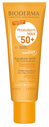 PHOTODERM MAX AQUAFLUIDE TINTED NP FLUIDO SOLARE SPF 50+ UVA 26 40 ML - Gruppofarmastore.it