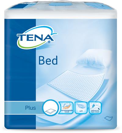TRAVERSA PER INCONTINENZA NON RIMBOCCABILE TENA BED PLUS 60X40CM 40 PEZZI - Gruppofarmastore.it