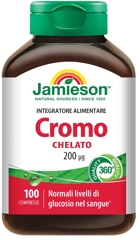 JAMIESON CROMO CHELATO 100 COMPRESSE - Gruppofarmastore.it
