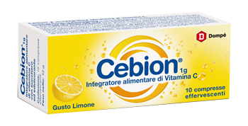 CEBION EFFERVESCENTE VITAMINA C LIMONE 10 COMPRESSE - Gruppofarmastore.it
