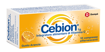 CEBION EFFERVESCENTI VITAMINA C ARANCIA 10 COMPRESSE - Gruppofarmastore.it