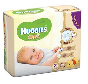 PANNOLINO HUGGIES EXTRA CARE BEBE' BASE 2 24 PEZZI - Gruppofarmastore.it