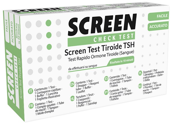 SCREEN TEST RAPIDO ORMONE TIROIDE-STIMOLANTE TSH NEL SANGUE - Gruppofarmastore.it