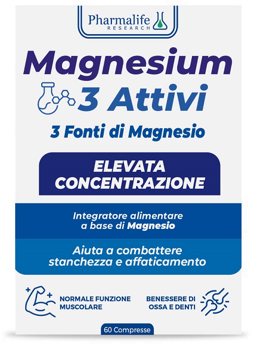 MAGNESIUM 3 ATTIVI 60 COMPRESSE - Gruppofarmastore.it