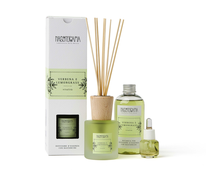 DIFFUSORE BASTONCINO VERBENA LEMONGRASS 100 ML - Gruppofarmastore.it