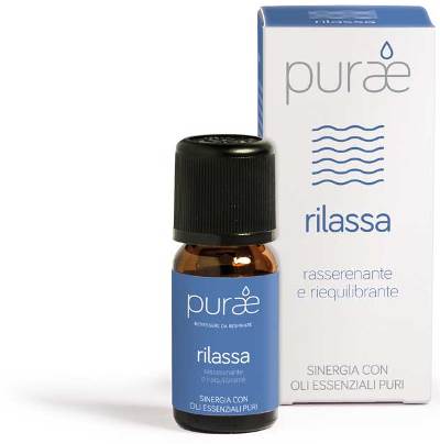 PURAE SINERGIA OLI ESSENZIALI RILASSA 10 ML - Gruppofarmastore.it