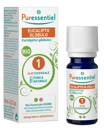 PURESSENTIEL EUCALIPTO GLOBULO OLIO ESSENZIALE BIO 10 ML - Gruppofarmastore.it