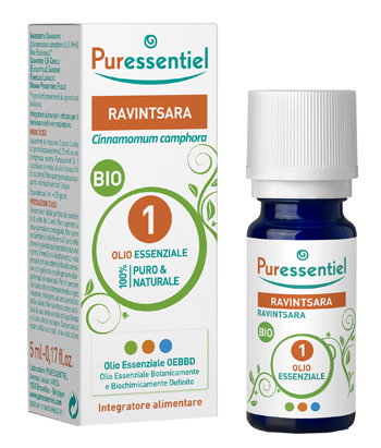 PURESSENTIEL RAVINTSARA OLIO ESSENZIALE BIO 5 ML - Gruppofarmastore.it