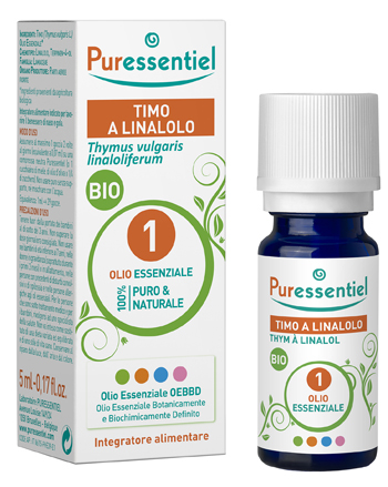 PURESSENTIEL TIMO A LINALOLO OLIO ESSENZIALE BIO 5 ML - Gruppofarmastore.it