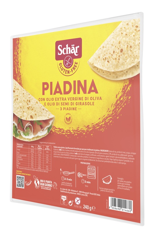 SCHAR PIADINA 3 PEZZI DA 80 G - Gruppofarmastore.it