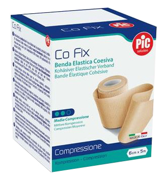 BENDA ELASTICA PIC CO FIX AUTOADESIVA 12X5CM MEDIUM - Gruppofarmastore.it