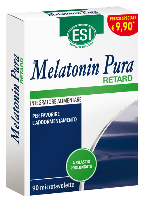 ESI MELATONIN PURA RETARD 90 MICROTAVOLETTE OFFERTA - Gruppofarmastore.it