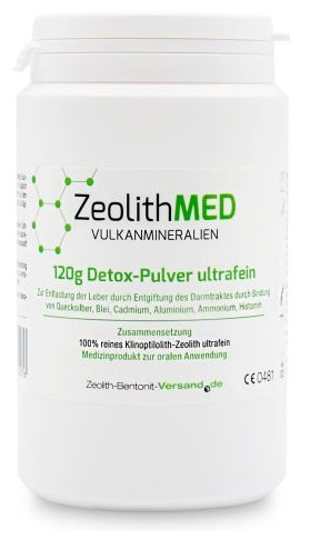 ZEOLITHMED MINERALI VULCANICI DETOX POLVERE ULTRAFINE 120 G - Gruppofarmastore.it