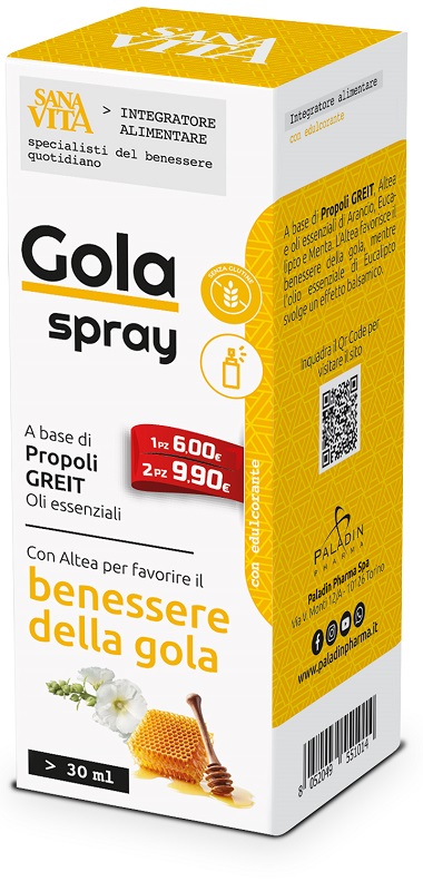 SANAVITA GOLA SPRAY 30 ML - Gruppofarmastore.it