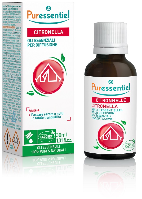 MISCELA CITRONELLA PER DIFFUSIONE 30 ML ECOCERT - Gruppofarmastore.it