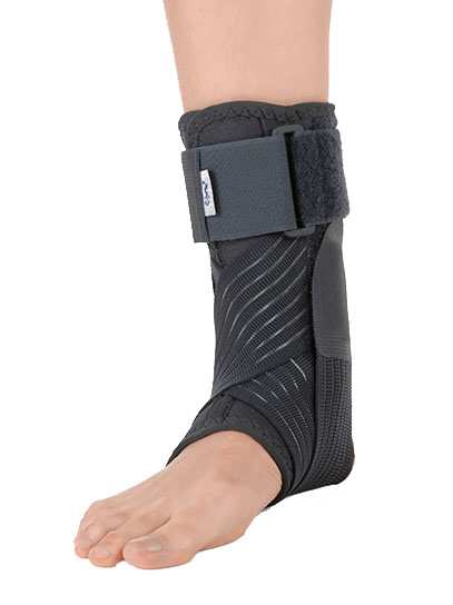 CAVIGLIERA STABILIZZANTE CON BENDAGGIO A 8 FUNZIONALE GRIGIO MEDIUM - Gruppofarmastore.it
