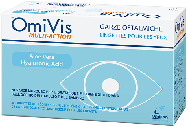 GARZE OFTALMICHE OMIVIS 20 PEZZI - Gruppofarmastore.it