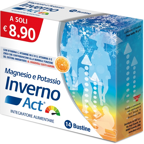 MAGNESIO E POTASSIO INVERNO ACT 14 BUSTINE 5 G - Gruppofarmastore.it