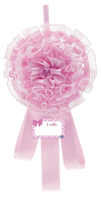 CHICCO ANNUNCIO NASCITA FIOCCO ROSA - Gruppofarmastore.it
