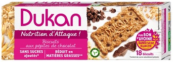 DUKAN EXPERT BISCOTTO CRUSCA GOCCE DI CIOCCOLATO 225 G - Gruppofarmastore.it