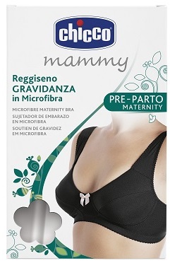 CHICCO MAMMY REGGISENO MICROFIBRA GRAVIDANZA NERO 4C - Gruppofarmastore.it