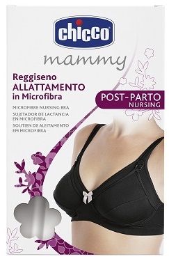 CHICCO MAMMY REGGISENO MICROFIBRA ALLATTAMENTO NERO 3D - Gruppofarmastore.it