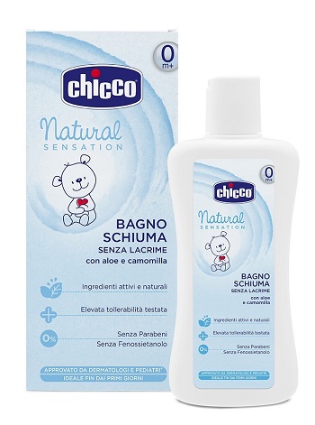 CHICCO BAGNOSCHIUMA NATURAL SENSATION 500 ML - Gruppofarmastore.it