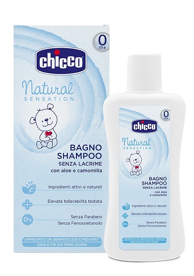 CHICCO BAGNO SHAMPOO NATURAL SENSATION 200 ML - Gruppofarmastore.it