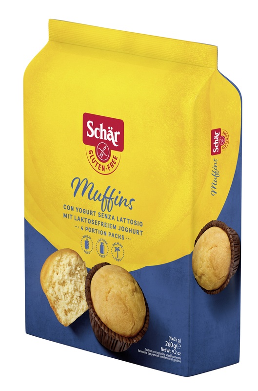 SCHAR MUFFINS SENZA LATTOSIO 4 PORZIONI DA 65 G - Gruppofarmastore.it