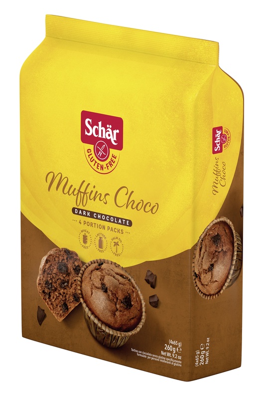 SCHAR MUFFINS CHOCO TORTINE CON CIOCCOLATO FONDENTE 4 PORZIOI DA 65 G - Gruppofarmastore.it