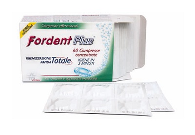 FORDENT PLUS 60 COMPRESSE CONCENTRATE PER DENTIERE E APPARECCHI ORTODONTICI - Gruppofarmastore.it