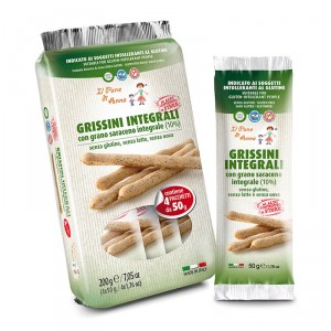 IL PANE DI ANNA GRISSINI INTEGRALI SENZA LATTE 200G - Gruppofarmastore.it