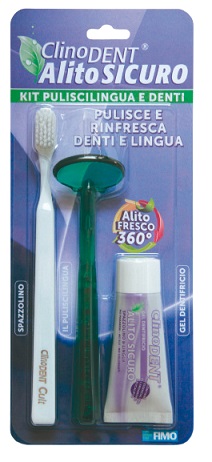 CLINODENT KIT PULISCI LINGUA E DENTI ALITO SICURO - Gruppofarmastore.it