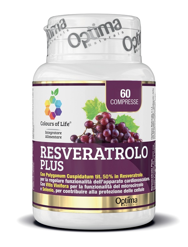 COLOURS OF LIFE RESVERATROLO PLUS 60 COMPRESSE 1000 MG - Gruppofarmastore.it