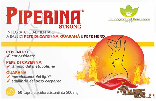PIPERINA STRONG 60 CAPSULE - Gruppofarmastore.it