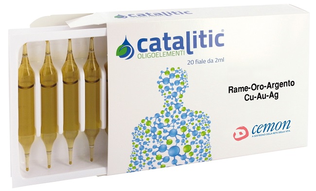 CATALITIC OLIGOELEMENTI RAME ORO ARGENTO CU-AU-AG 20 AMPOLLE - Gruppofarmastore.it