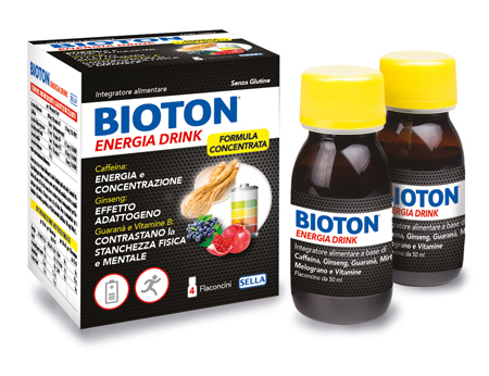 BIOTON ENERGIA DRINK 4 FLACONCINI X 50 ML - Gruppofarmastore.it