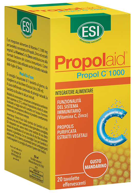 ESI PROPOLAID C 1000 20 TAVOLETTE EFFERVESCENTI - Gruppofarmastore.it