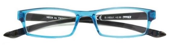 OCCHIALE DA LETTURA PREMONTATO TWINS PLATINUM NECK GHIACCIO +1,50 - Gruppofarmastore.it