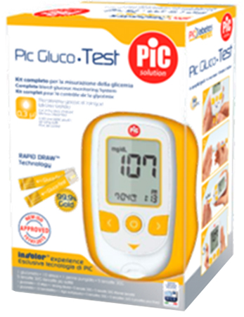 PIC GLUCOTEST KIT GLUCOMETRO - Gruppofarmastore.it