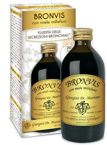BRONVIS CON MIELE MILLEFIORI 200 ML - Gruppofarmastore.it