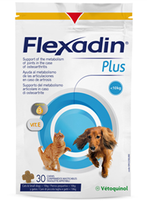 FLEXADIN PLUS CANI DI TAGLIA PICCOLA E GATTI 30 TAVOLETTE APPETIBILI - Gruppofarmastore.it
