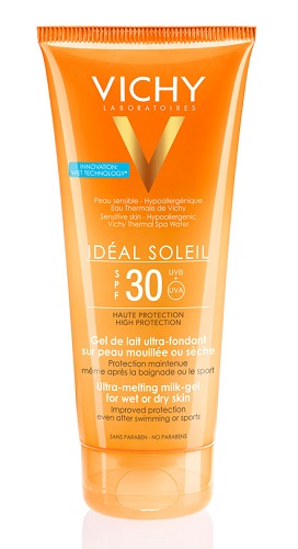 IDEAL SOLEIL GEL WET CORPO SPF30 200 ML - Gruppofarmastore.it