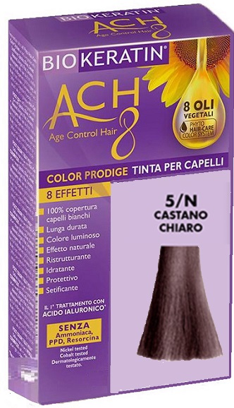 BIOKERATIN ACH8 COLOR PRODIGE 5/N CASTANO CHIARO - Gruppofarmastore.it