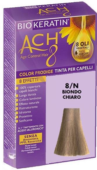BIOKERATIN ACH8 COLOR PRODIGE 8/N BIONDO CHIARO - Gruppofarmastore.it