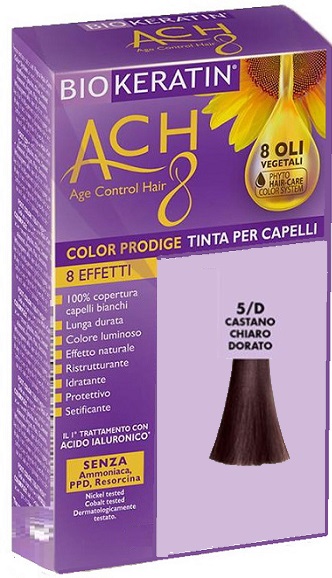 BIOKERATIN ACH8 COLOR PRODIGE 5/D CASTANO CHIARO DORATO - Gruppofarmastore.it